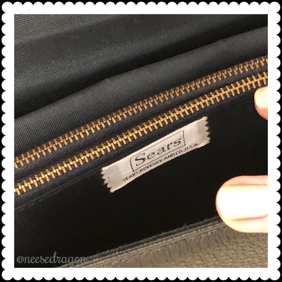 Vintage Sears Leather Satchel - Picture 6 of 7